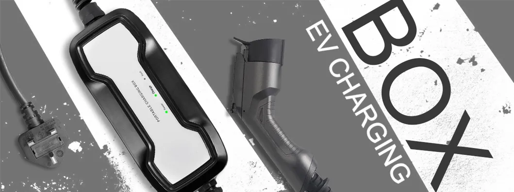 10A SAE J1772 Portable EV Mode 2 Charger for Electric Car Charger Cable BS Outlet Standard
