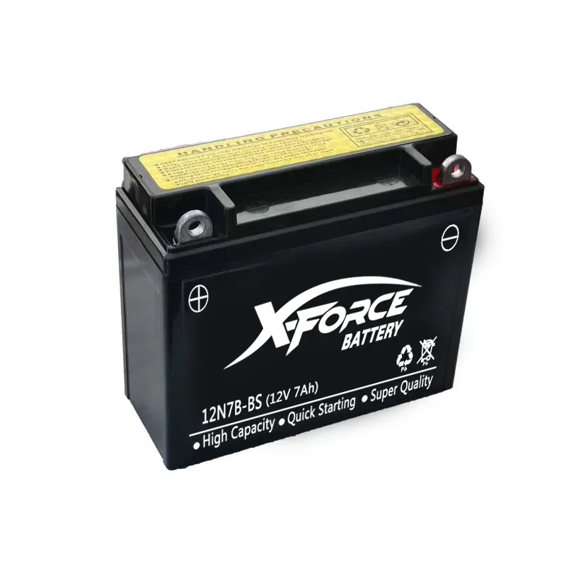 12n7b-BS Battery Moto 12V 7ah Motor Battery Sealed Mf Rechargeable Battery