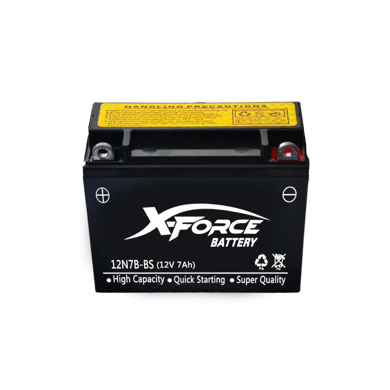 12n7b-BS Battery Moto 12V 7ah Motor Battery Sealed Mf Rechargeable Battery