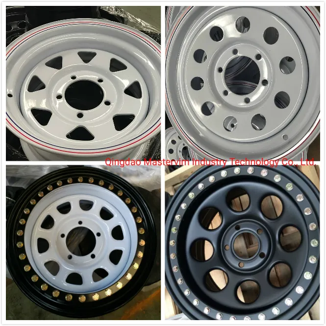 13X4.5 White Modular Steel Trailer Wheel with No Pinstripes, 5 Lug, 1660 Max Load