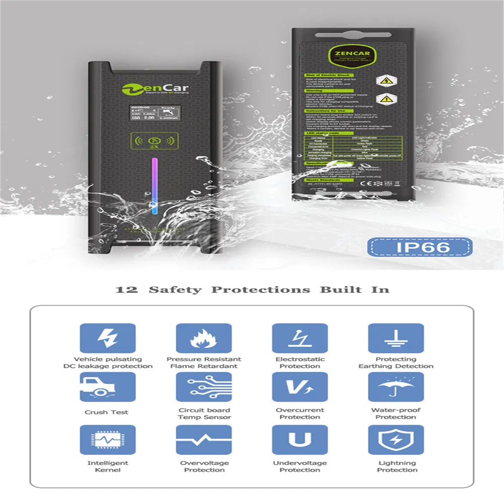 15A Evse Duosida Evse Charger EV Controler with Au Plug