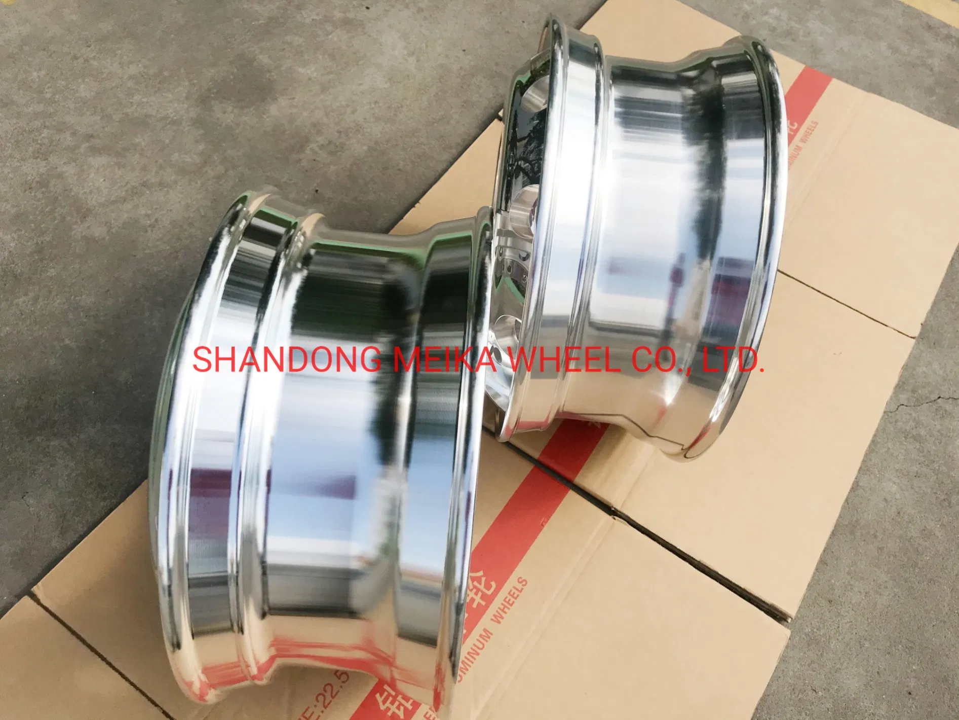 22.5inch Machined and Polished Alloy Truck Rims or Hubs