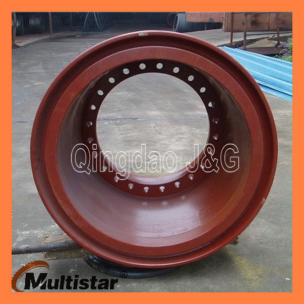 25-22.00/3.0 Wheel Rim for Loader, Rigid Dump Truck, Rough Terrain Crane, Mining Truck
