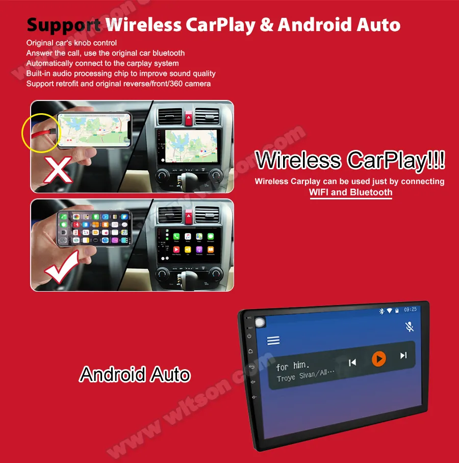 Android 11 Car Auto Radio GPS for Golf (MK5) (2003-2009) 4GB RAM 64GB Flash Big Screen in Car DVD Player