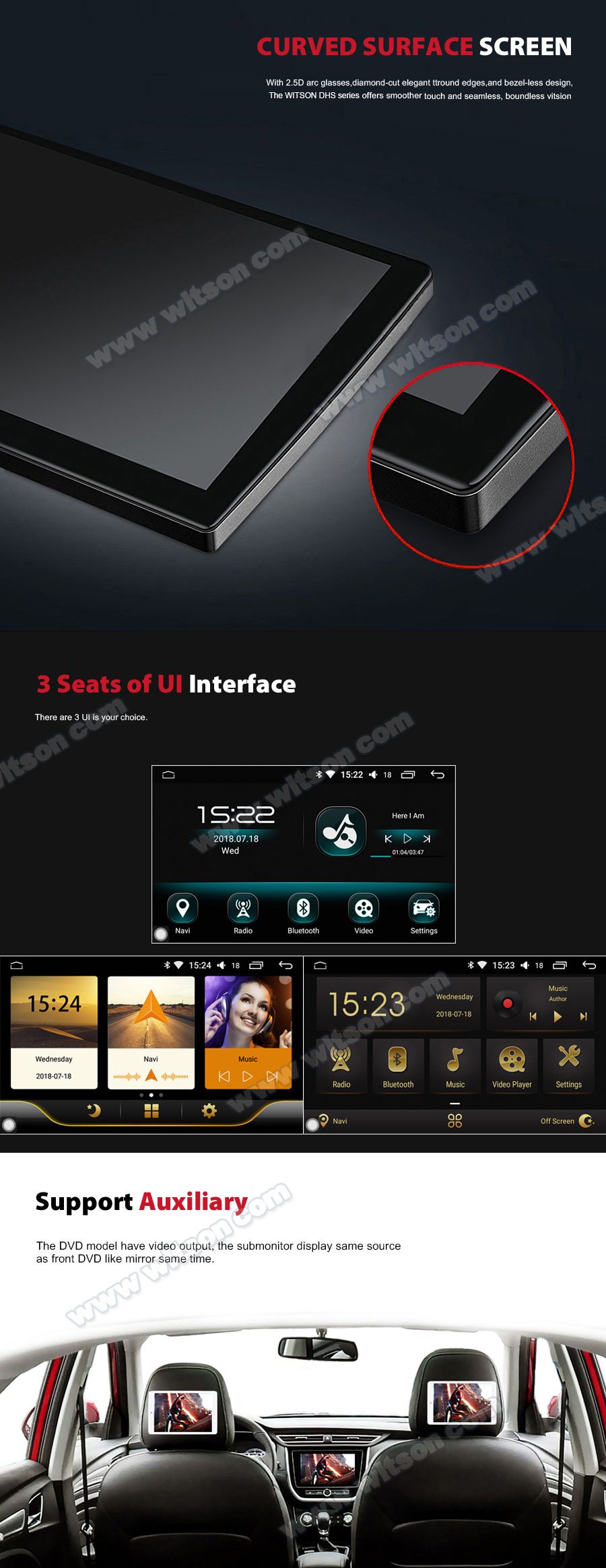 Android 11 Car Radio Android for Suzuki 2016-2018 Baleno 4GB RAM 64GB Flash Big Screen in Car DVD Player
