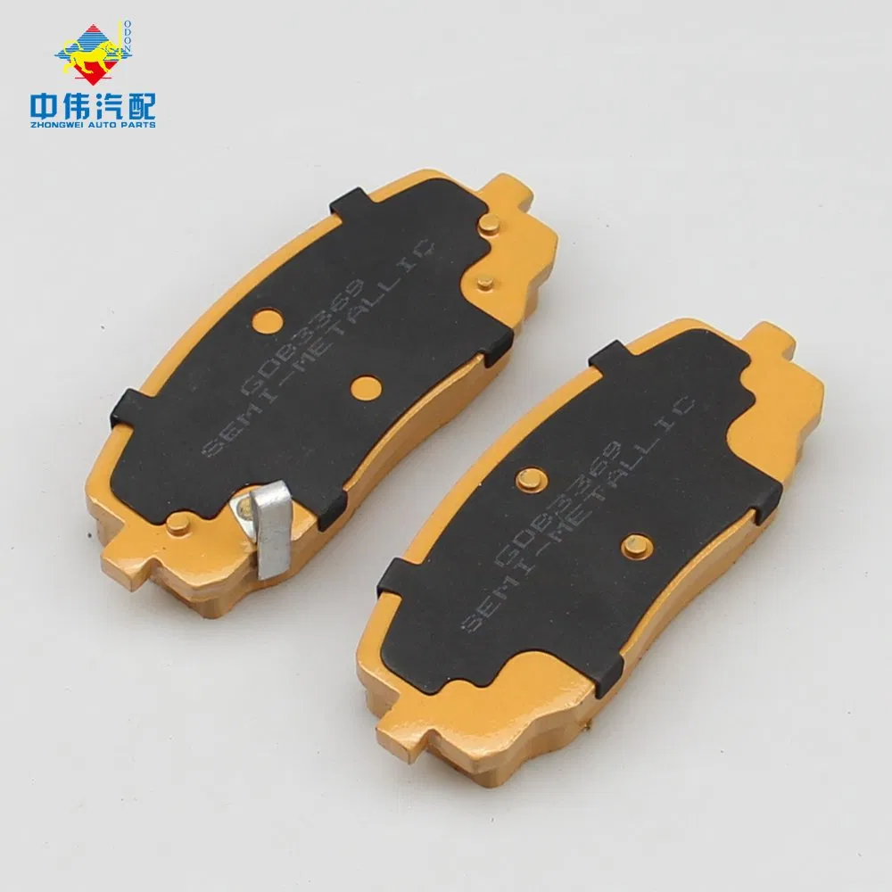 Car Accessory Rims Auto Spare Parts Semi-Metal Formular Brake Pad for Dodge I10 (Latin America) 2012