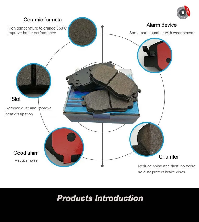Ceramic Brake Pads D1473/34216788284 for BMW