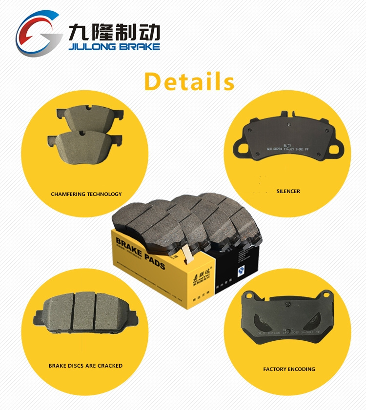 Ceramic High Quality Auto Brake Pads Forrenault ( D1988 ) Auto Parts ISO9001