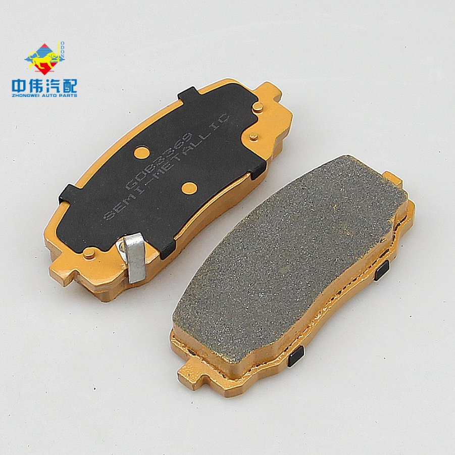 China Manufacturer High Quality Auto Spare Parts Disc Semi-Metallic Brake Pads for Dodge I10 (Latin America) 2012