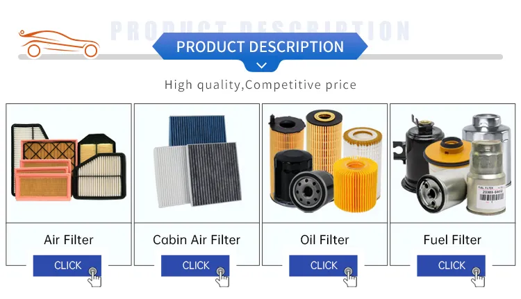 Chinese Made Fuel Filter Universal Diesel Fuel Filter 23390-64450