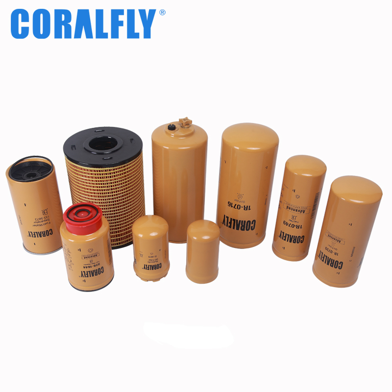 Coralfly Diesel Engine Excavator Roller Bulldozer Truck Marine Filters 1r0756 1r- 0756 1r0756 for Caterpillar Fuel Filters