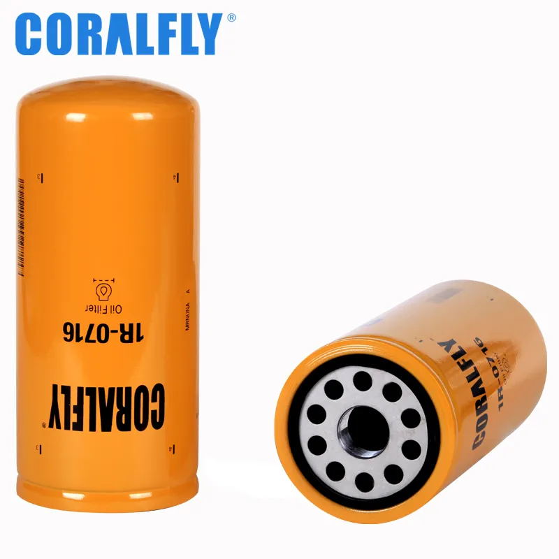 Coralfly Diesel Engines Oil Filter 1r0722 5A-6717/1r-0740 9m-9740 4j-0816 4n-0326 4n-0313 1r-0713 1r-0740 9m-9740 1r-0746 1r-0734 5I-795 for Caterpillar Filter