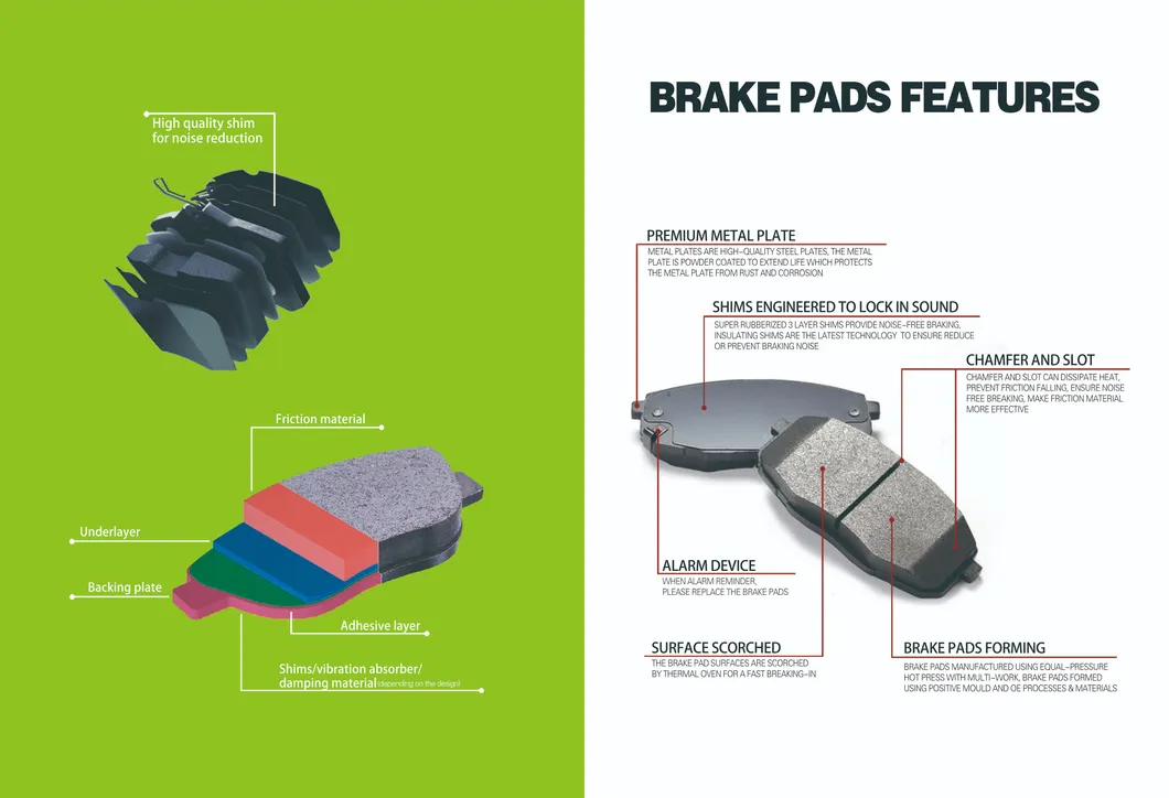 D1338 High Performance Brake Pad Good Car Brake Nissan Juke Nismo RS Ceramic Brake Pad