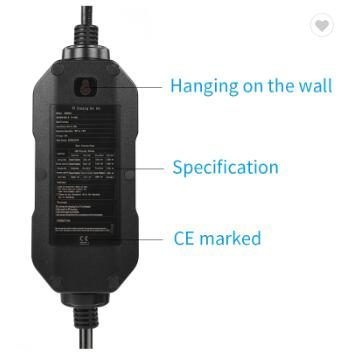 Evse Wallbox Charger AC Level 2 Fast Charging Type 1 32A 240V Home Use Portable EV Charger with 16FT Cable