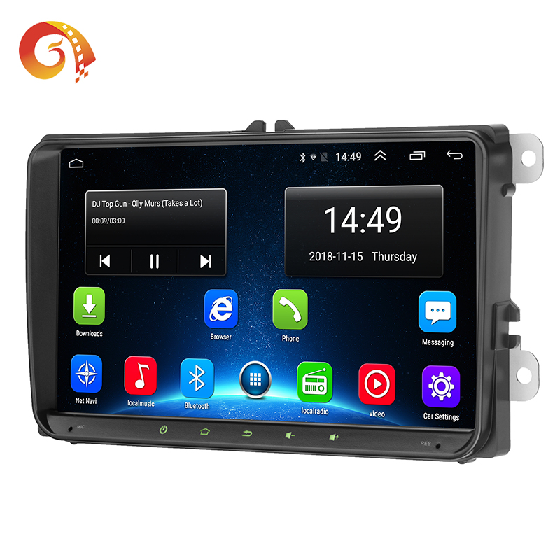 Factory Supply 9003c Smart Full Touch Screen Mirror Link Ios and Adroid Phone Android8.1 Multimediasystem for VW Radio and Vadio MP5 Car Player