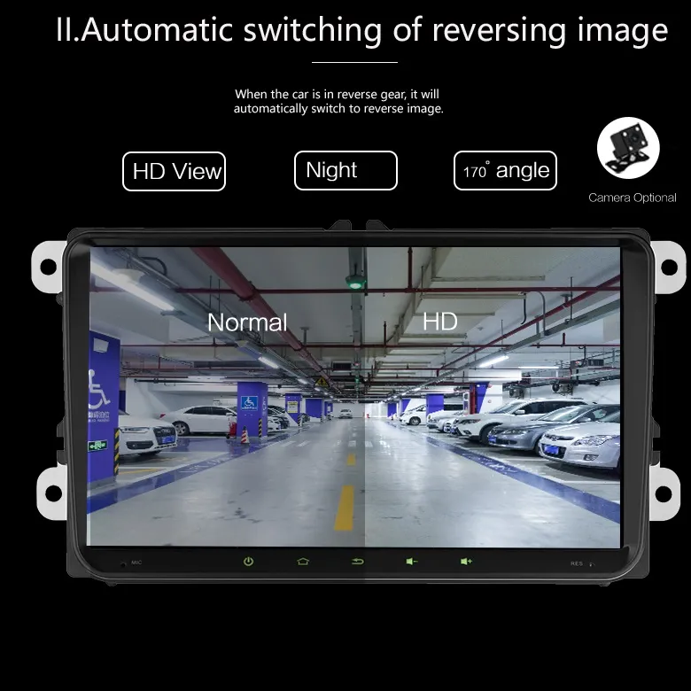 Factory Supply 9003c Smart Full Touch Screen Mirror Link Ios and Adroid Phone Android8.1 Multimediasystem for VW Radio and Vadio MP5 Car Player