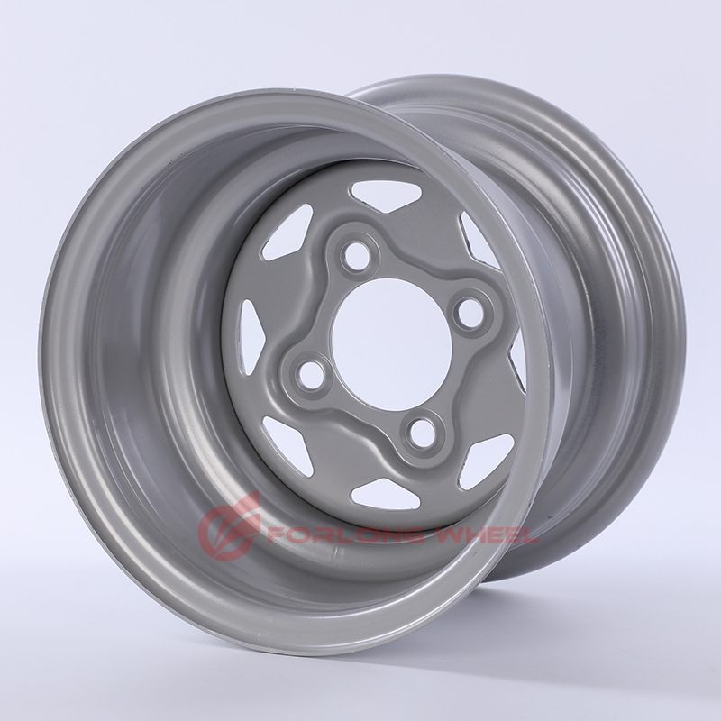 Forlong Wheel 12X8 OEM ATV Rear Rim 4 on 110 Bolt Pattern 25X10 -12 for Quad Honda YAMAHA Kawasaki Polari All Terrain Vehicles / Utility Vehicles Use for Sale