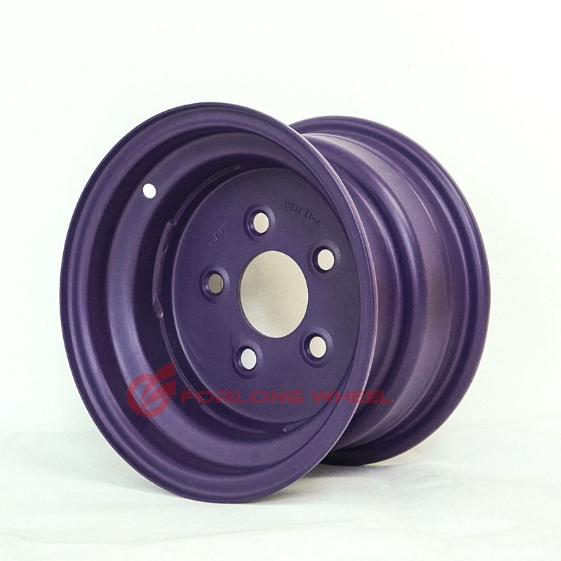 Forlong Wheel Rim 7.00X8 4lug on 98mm Tire 18X8.5-8 for Heavy Duty Dump ATV/UTV/Lawn Trailer Use