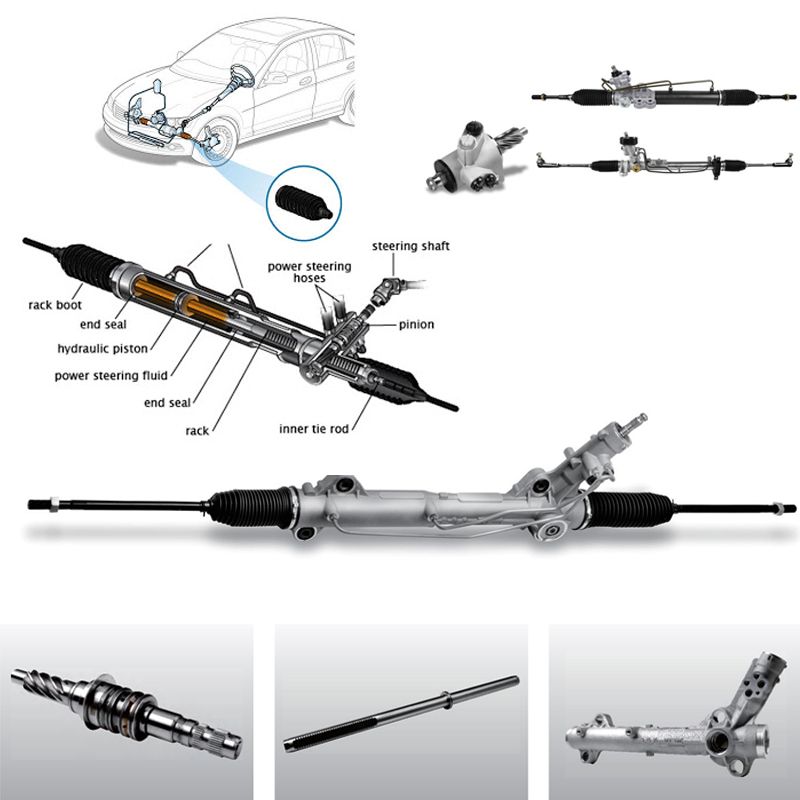 Hydraulic Steering Gear for Volkswagen Polo Double Skoda Fabia 6q1423061m