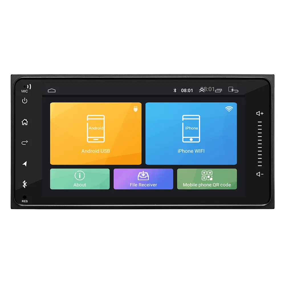 Jyt Factory Wholesale 7169 Subwoofer Full Intelligent 2DIN7 Inch Full Touch Screen Capacitive Screen Car Radio Car Audio and Video Car Player
