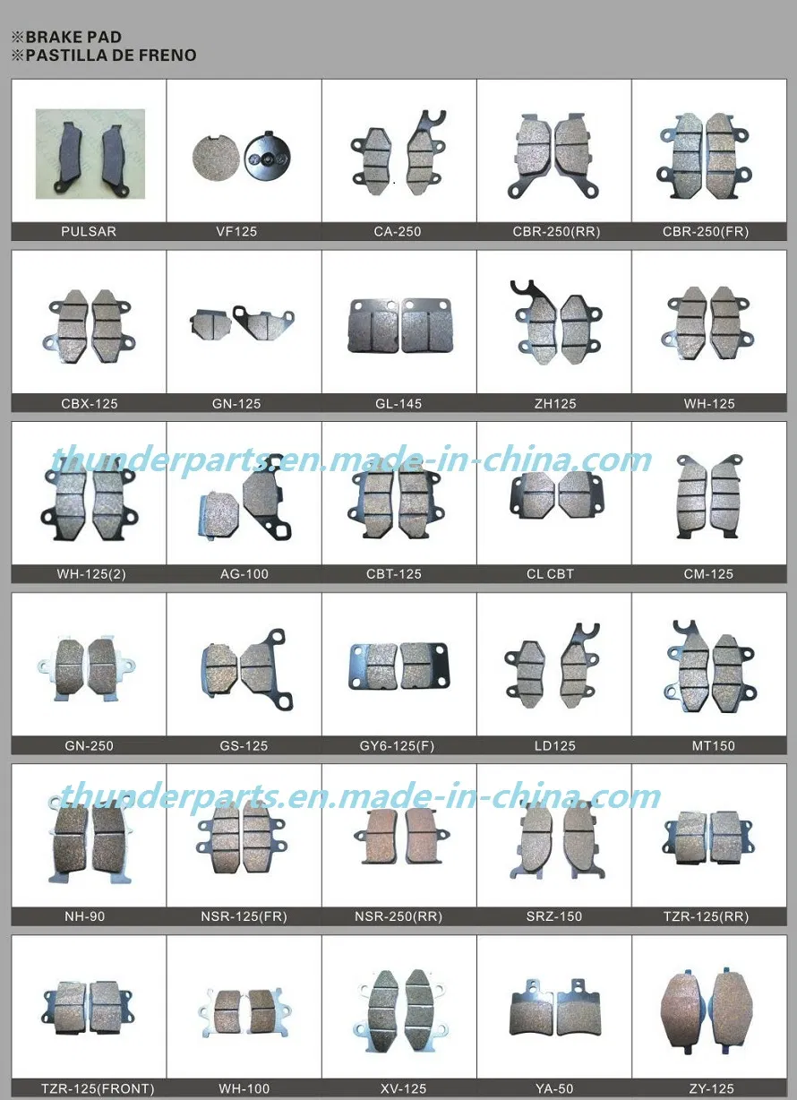 Motorcycle Brake Shoe Set/Bandas/Zapatas De Freno/Moto Accesorios En125