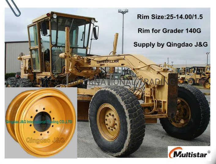 Multi-Piece OTR Wheel Steel Wheel Rim Underground Mining Truck Wheel Rim 33-28.00/3.5 for Tire 35/65-33