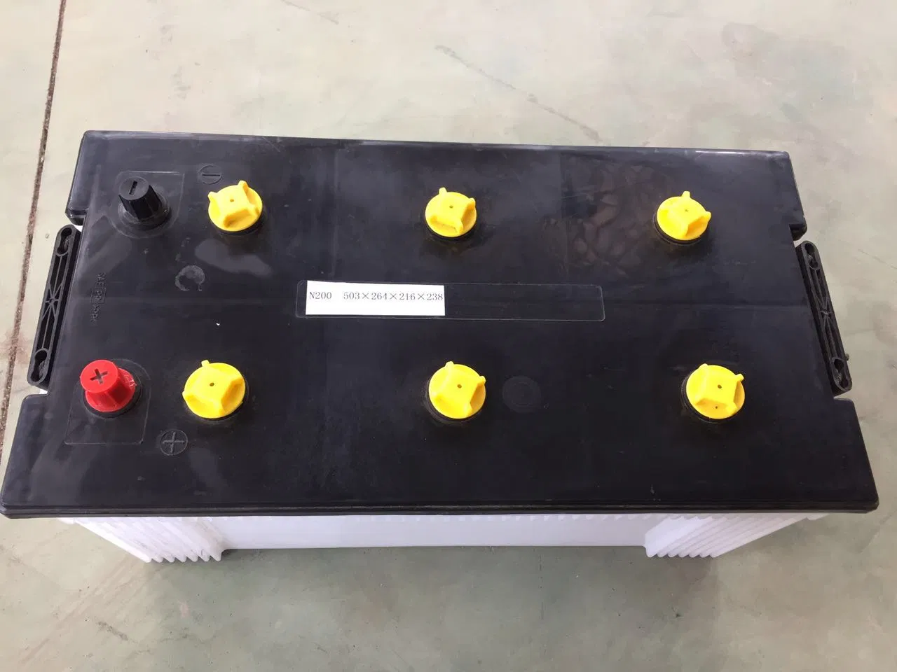 N200 12V200ah Largest Dry Charged Car Battery
