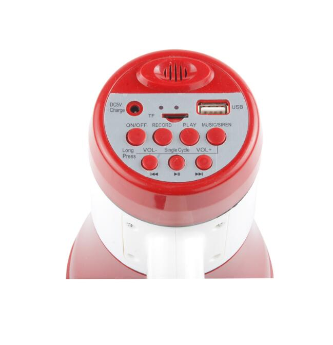 Rechargeable Battery Powered Small Megaphone with Bluetooth 619u/Bt
