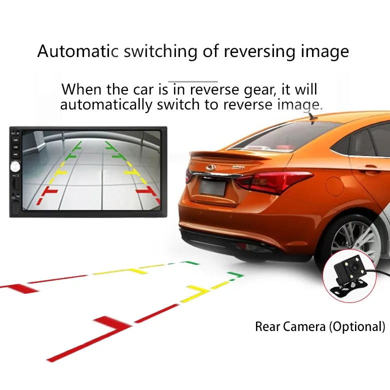 Super Wide Angle 170 Degrees Backup Camera Mirror for Vehicle Safety Driving Car Player