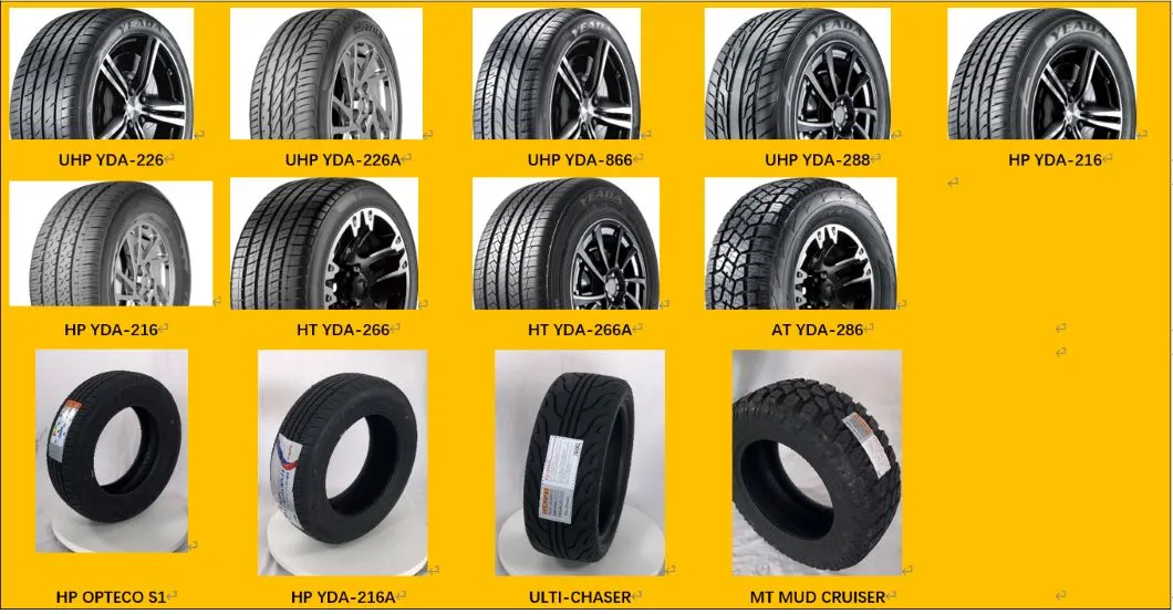 UHP HP Sport Drifting Racing Run-Flat Yeada Farroad Saferich Triangle Passenger Car SUV 4X4 at Mt Ht LTR Van PCR Car Tyres 275/35zr20 315/35zr20