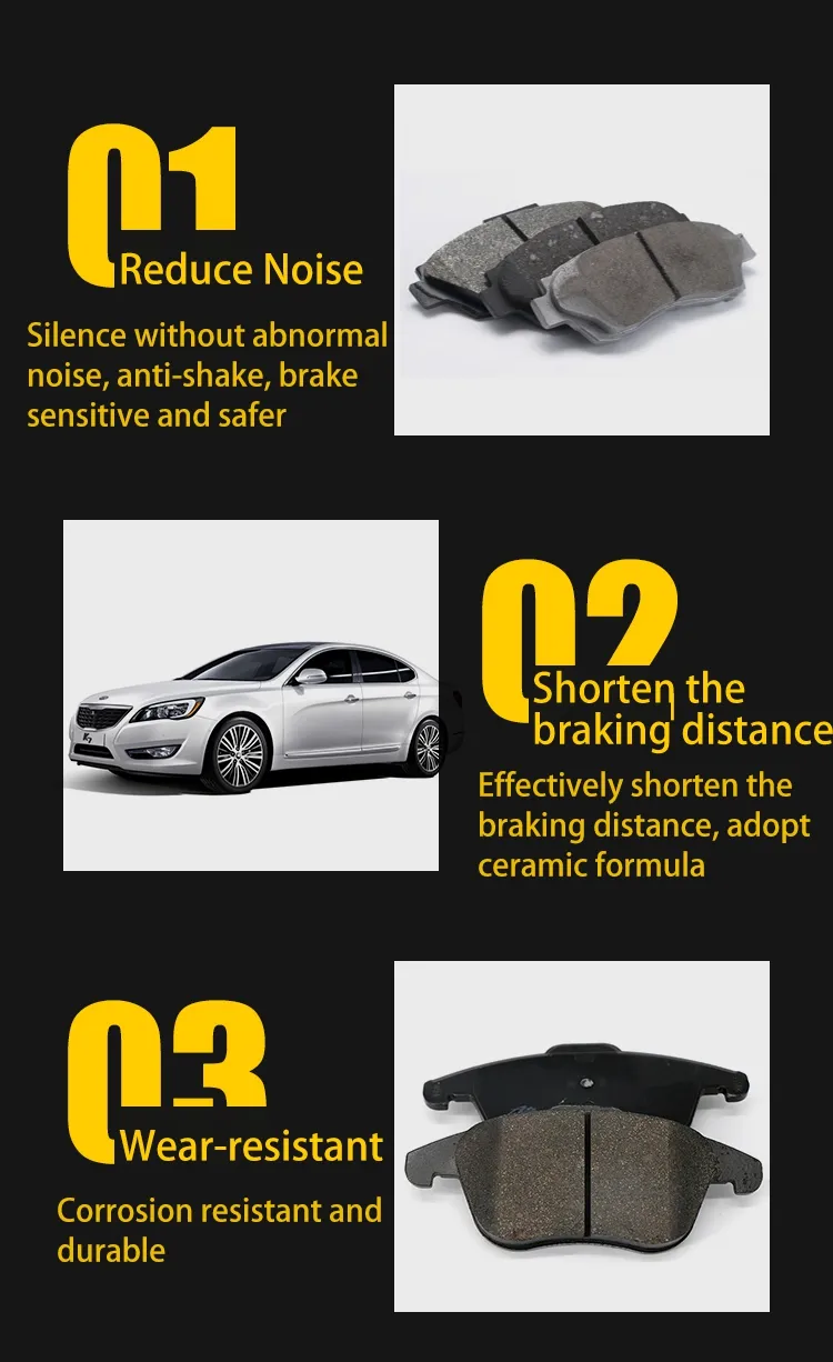 Wholesale High Quality Carbon Ceramic Brake Pads for Toyota
