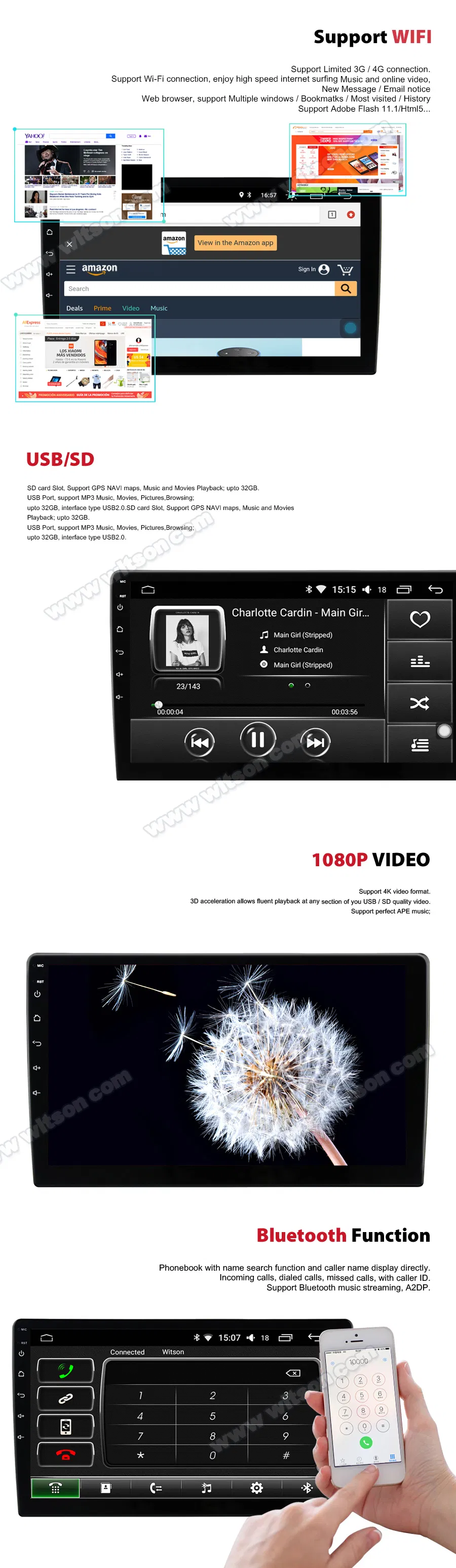 Witson Android 11 Radio Car for Skoda 2010-2014 Superb Auto Air-Conditioner Version 4GB RAM 64GB Flash Big Screen